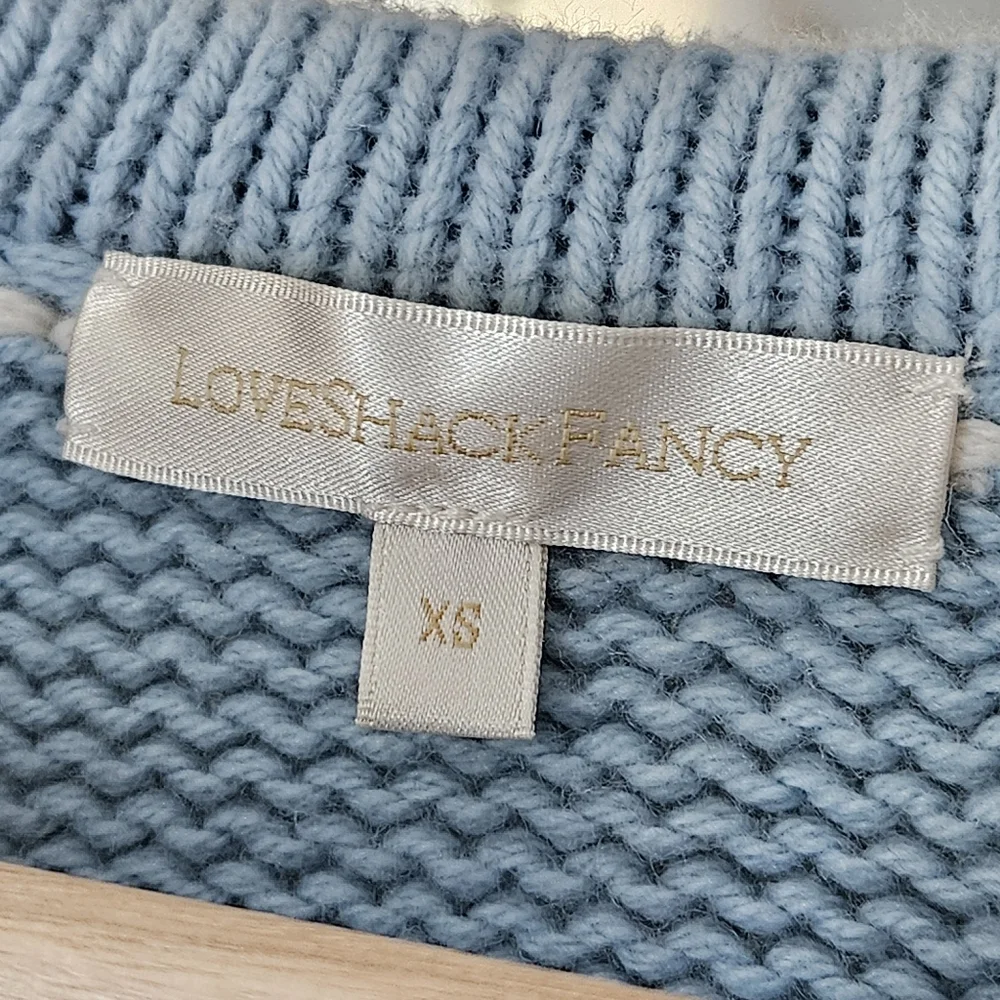 SET Loveshackfancy cardigan Skirt